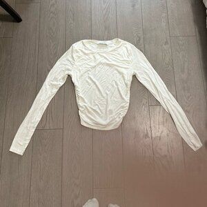 LONG SLEEVE TOP WITH OPEN BACK